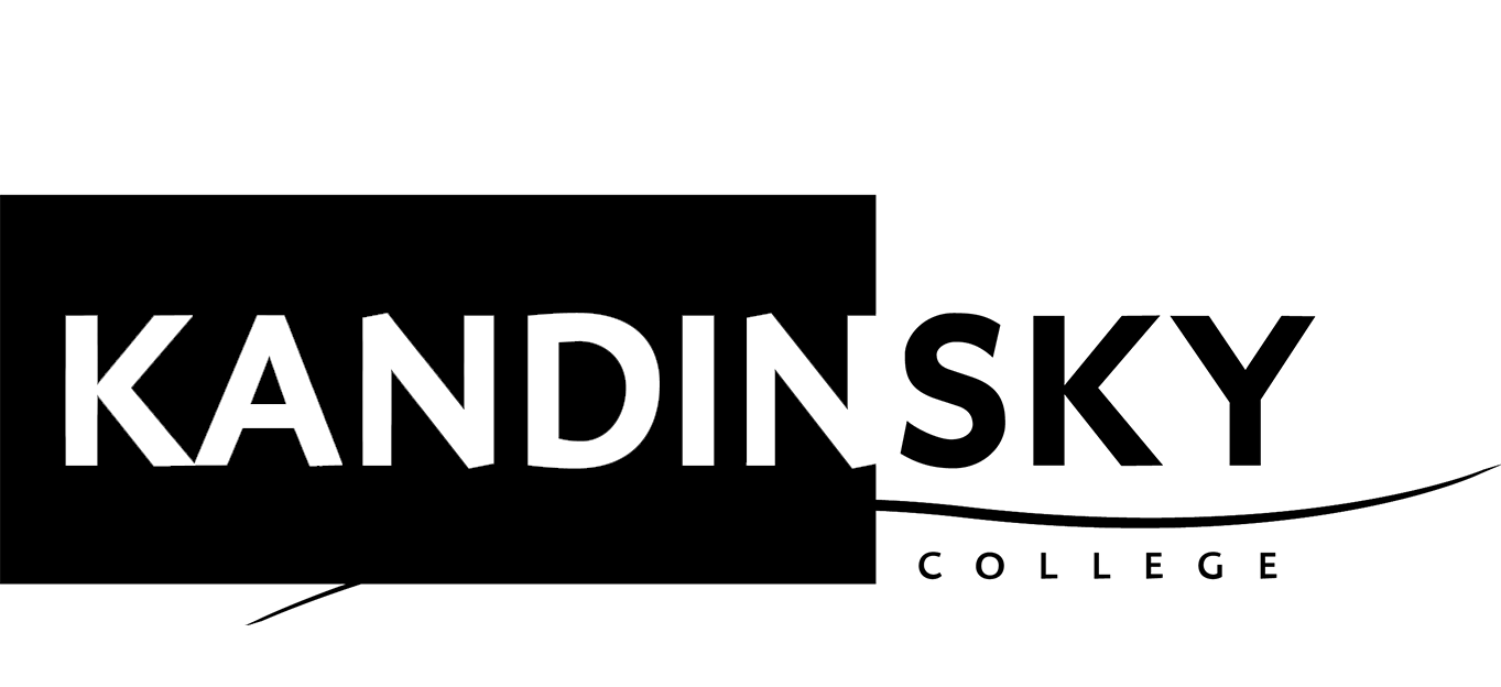 Kandinsky College logo with bold text and curved underline.