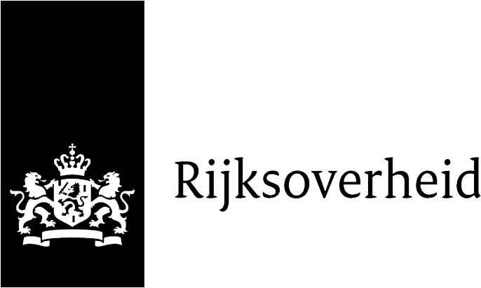 Rijksoverheid logo with Dutch coat of arms.