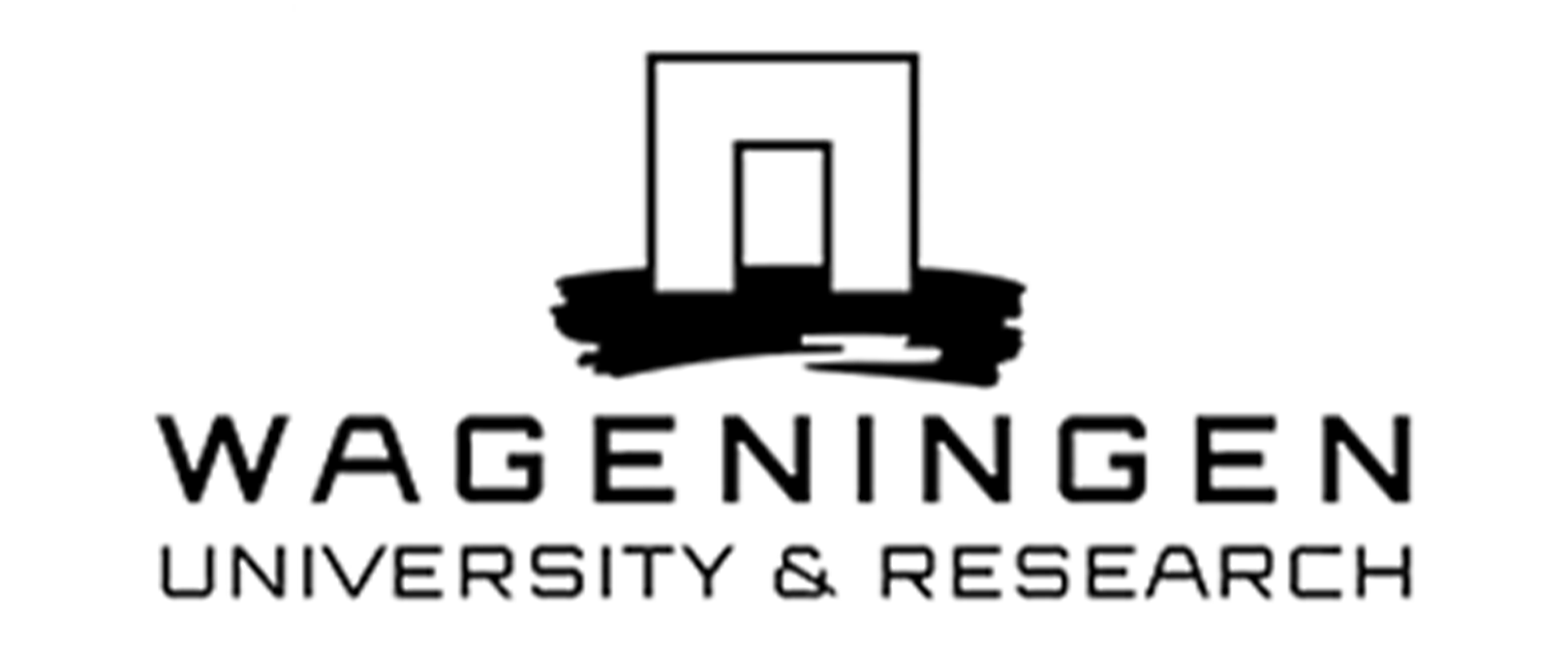 Wageningen University & Research logo with a doorway icon above the black wordmark.